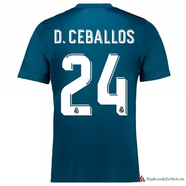 Camiseta Real Madrid Tercera equipación D.Ceballos 2017-2018